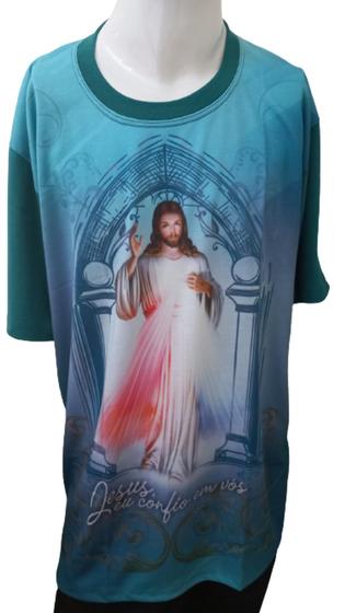 Imagem de Camiseta Religiosa Jesus Misericordioso Tamanho G