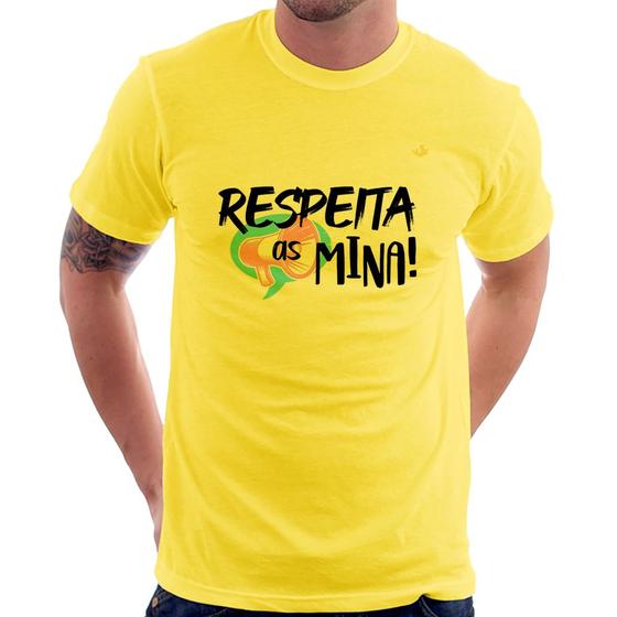 Imagem de Camiseta Respeita as mina! - Foca na Moda