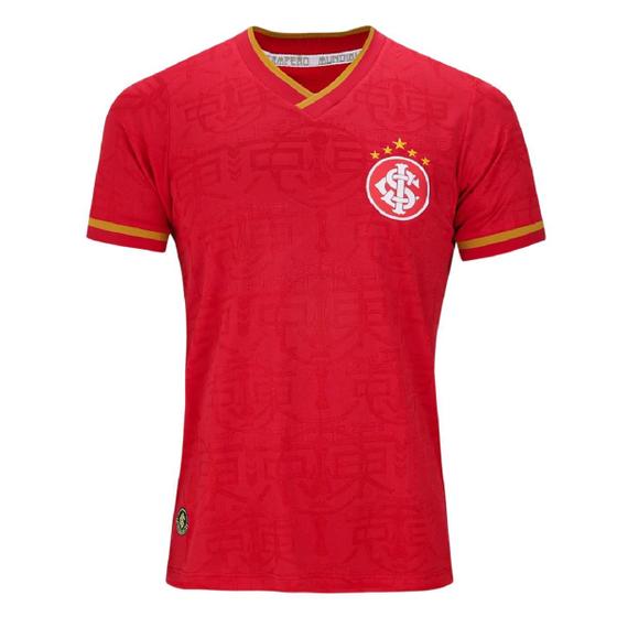 Imagem de Camiseta Retrô Mania Internacional Yokohama 2006 Masculino - Vermelho