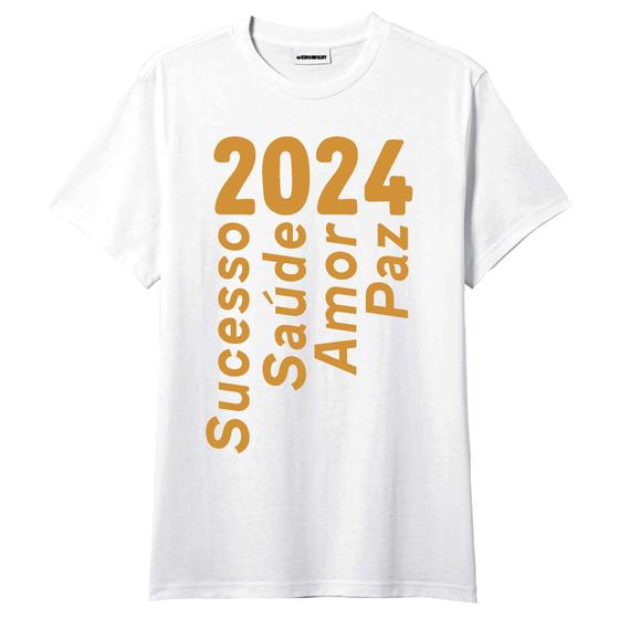 Imagem de Camiseta Reveillon Feliz Ano Novo 2024 Modelo 1