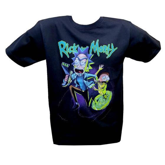 Imagem de Camiseta Rick and Morty com estampa dupla para homens