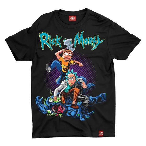 Imagem de Camiseta Rick and Morty Fighting