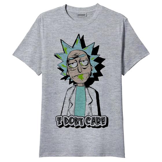 Imagem de Camiseta Rick And Morty I Dont Care Geek Nerd Séries