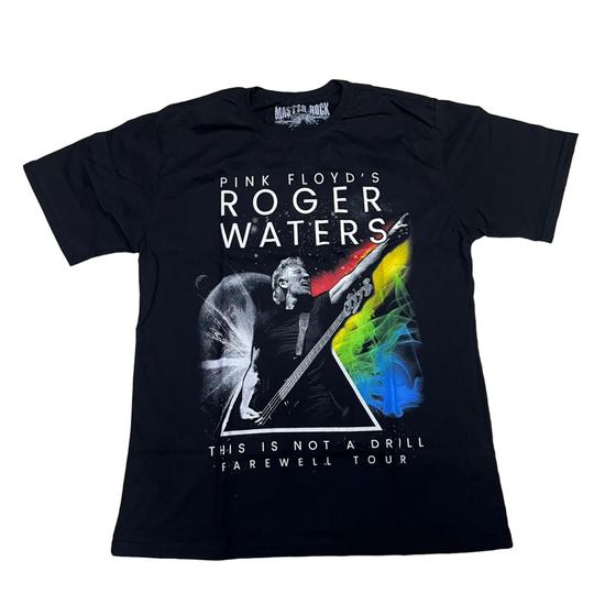 Imagem de Camiseta Roger Waters Farewell Tour Pink Floyd Blusa Adulto Unissex Banda de Rock Mr408