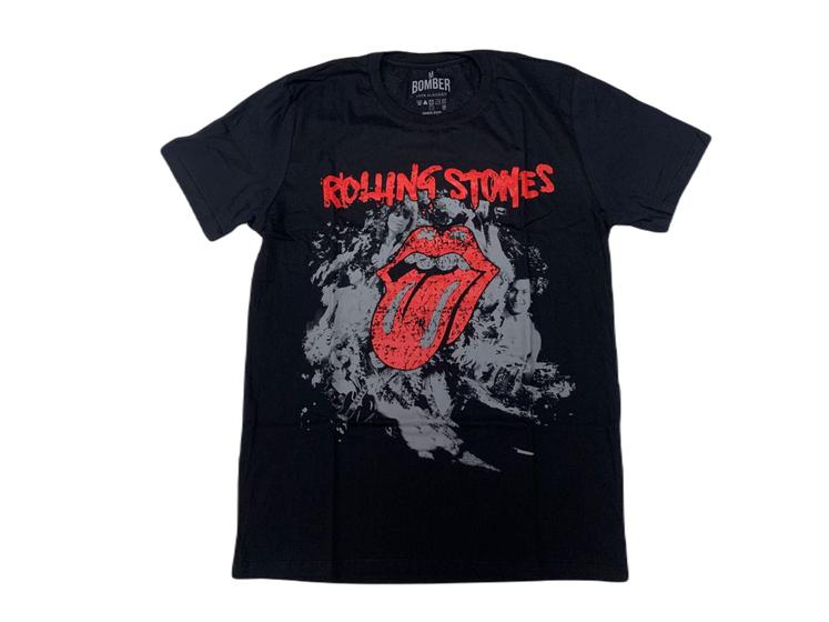 Imagem de Camiseta Rolling Stones Banda de Rock Logo Língua Bof5030 RCH