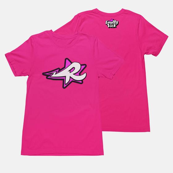 Camiseta Rosa Emilly vick Novo Elemento Dos Rosas estrela Youtube ...