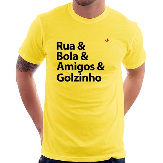 Imagem de Camiseta Rua & Bola & Amigos & Golzinho - Foca na Moda