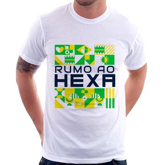 Imagem de Camiseta Rumo ao Hexa - Foca na Moda