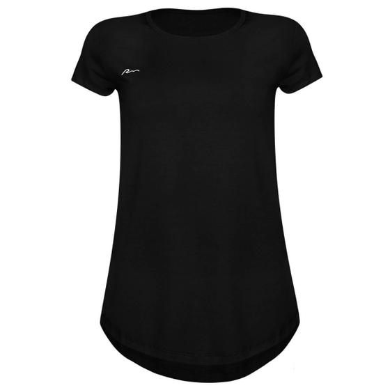 Imagem de Camiseta Run More Alongada Gola Redonda Feminina