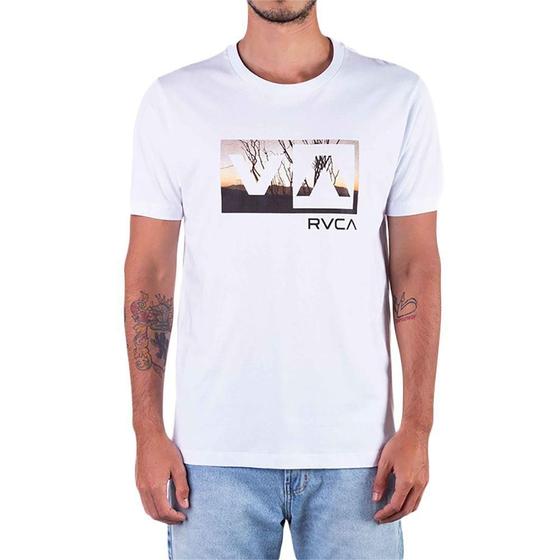 Imagem de Camiseta RVCA Balance Box Masculina Branco