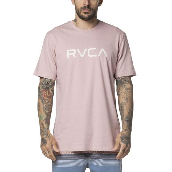 Imagem de Camiseta RVCA Big Colors Rosa Claro