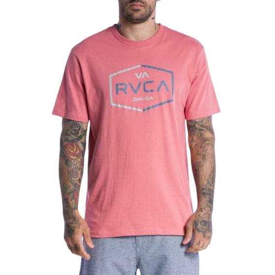 Imagem de Camiseta RVCA Layover Salmão