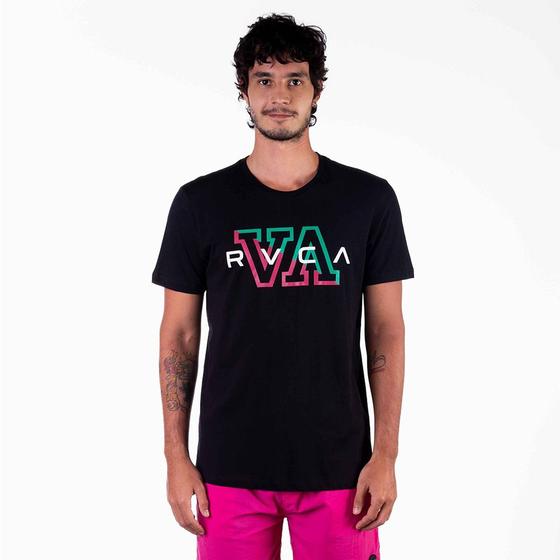 Imagem de Camiseta RVCA R471A0318 Hampton - Preto