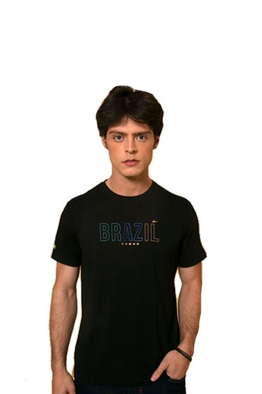 Imagem de Camiseta Sallo Brazil Preto