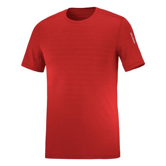 Imagem de Camiseta Salomon Render SS Tee Masculina Vermelha