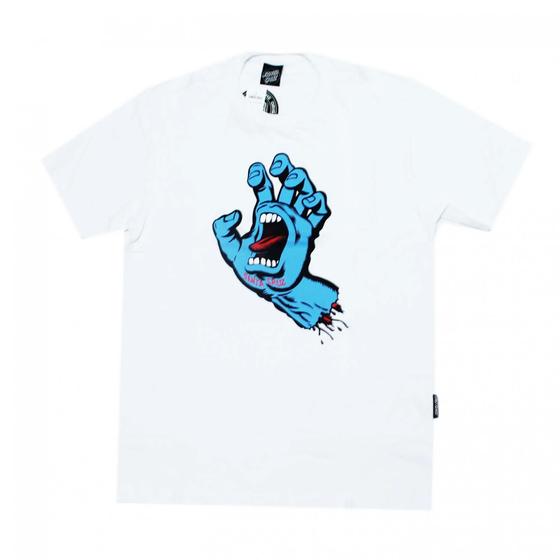 Imagem de Camiseta Santa Cruz 50200502 Screaming Hand Front - Branco