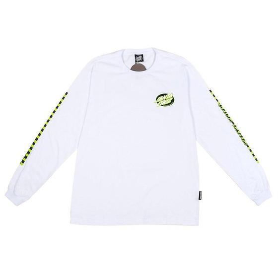 Imagem de Camiseta Santa Cruz Contest Oval M/L Branco