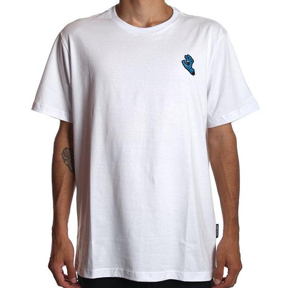 Imagem de Camiseta Santa Cruz Screaming Hand Bottom Branco