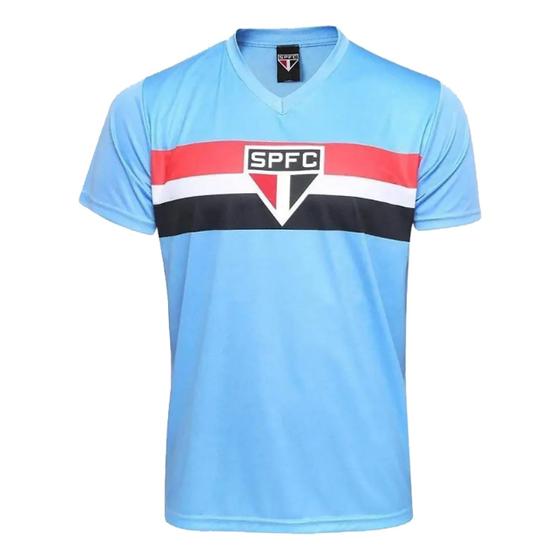 Imagem de Camiseta São Paulo Fc Azul Celeste Oficial Licenciada Spr