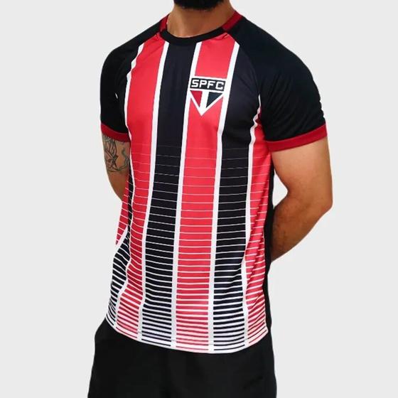 Imagem de Camiseta São Paulo Level Preto/Vermelho