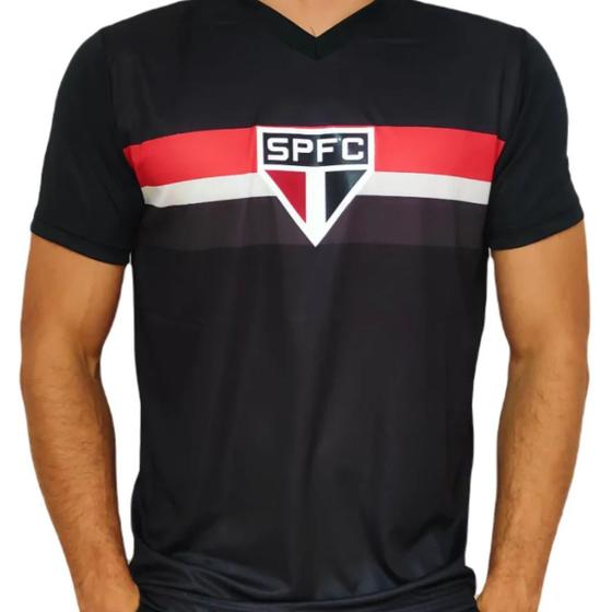 Imagem de Camiseta São Paulo Tradicional Preta