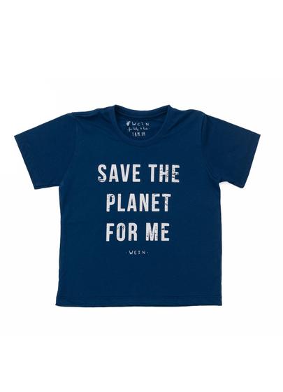 Imagem de Camiseta  save the planet for me infantil