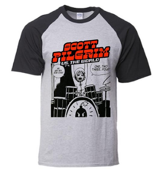 Imagem de Camiseta Scott Pilgrim ( Sex B-bomb )PLUS SIZE