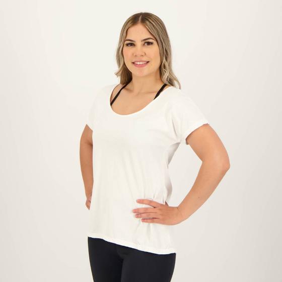 Imagem de Camiseta Selene Dryfit Básica Feminina Branca