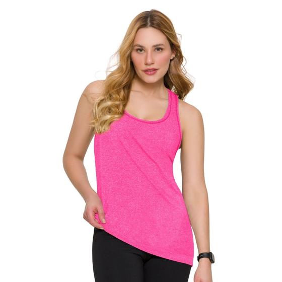 Imagem de Camiseta Selene Regata Feminina Fitness Academia Sem Costura Sport Original