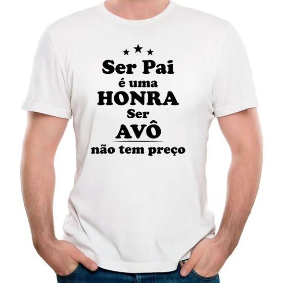 Imagem de Camiseta ser avô não tem preço camisa vovô vô presente