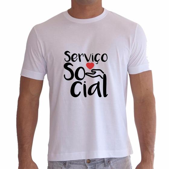 Imagem de Camiseta Serviço Social - Blusa faculdade - Tshirt