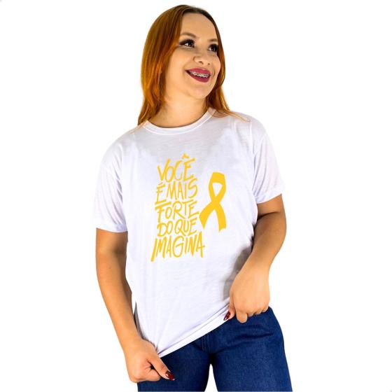 Imagem de Camiseta setembro amarelo proceguir lutando minhas guerras