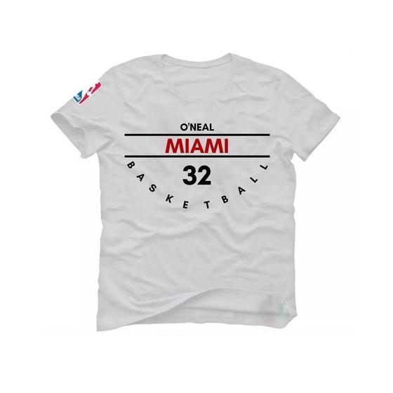 Imagem de Camiseta Shaquille O'neal Basquete Camiseta Miami Heatt