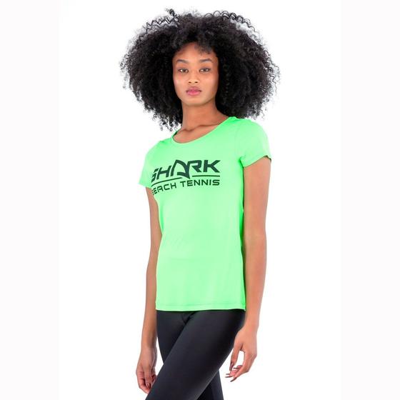 Imagem de Camiseta SHARK Logo Verde Fluor Feminina