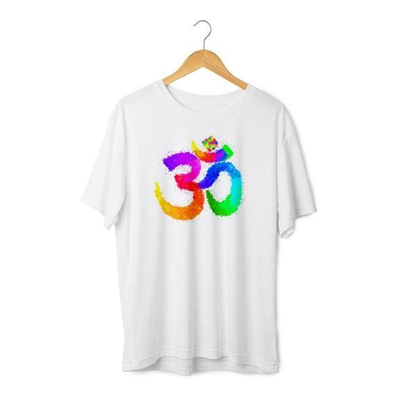 Imagem de Camiseta Símbolo OM Aquarela - Linha Zen