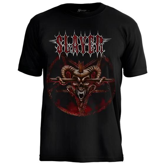 Imagem de Camiseta Slayer Pentagram Skull