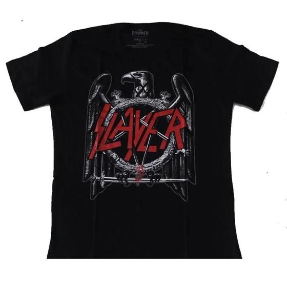 Imagem de Camiseta Slayer Preta a Season in the Abyss Banda de rock Preta BO586 BRC