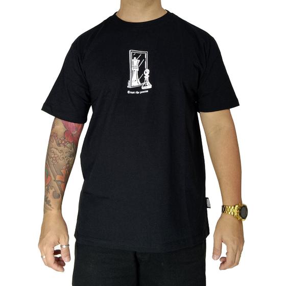 Imagem de Camiseta Sódio Oversize Xadrez Preto