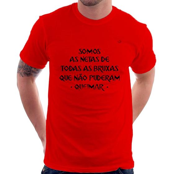 Imagem de Camiseta Somos as netas de todas as bruxas que não puderam queimar - Foca na Moda