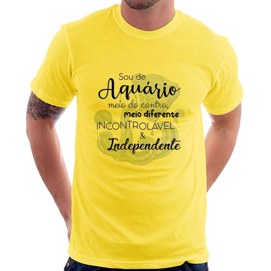 Imagem de Camiseta Sou de Aquário - Foca na Moda