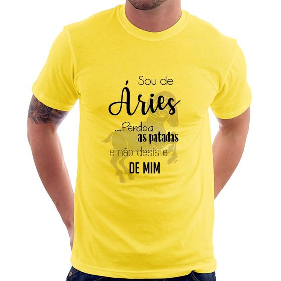 Imagem de Camiseta Sou de Áries - Foca na Moda