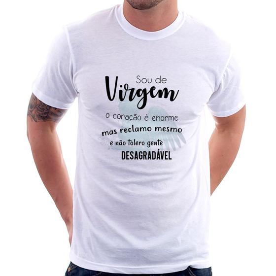 Imagem de Camiseta Sou de Virgem - Foca na Moda