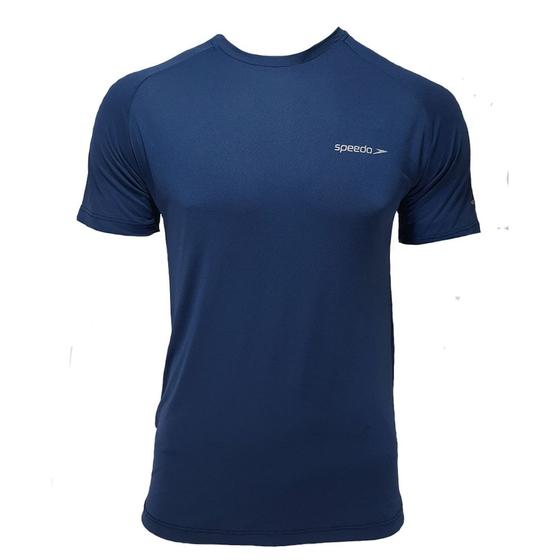 Imagem de Camiseta Speedo Porus Poliamida Masculina Azul Marinho