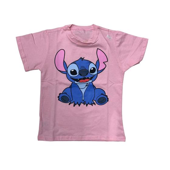 Imagem de Camiseta Stitch Lilo Blusa Infantil Desenho Maj1137