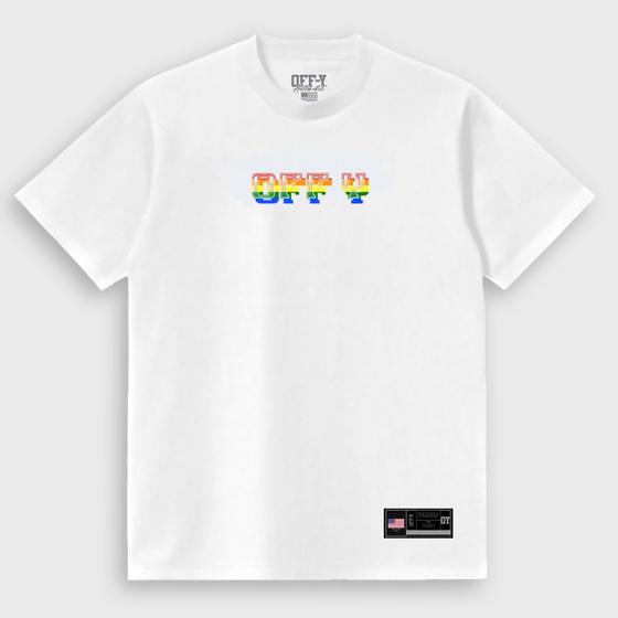 Imagem de Camiseta Streetwear Off-Y White Color Logo