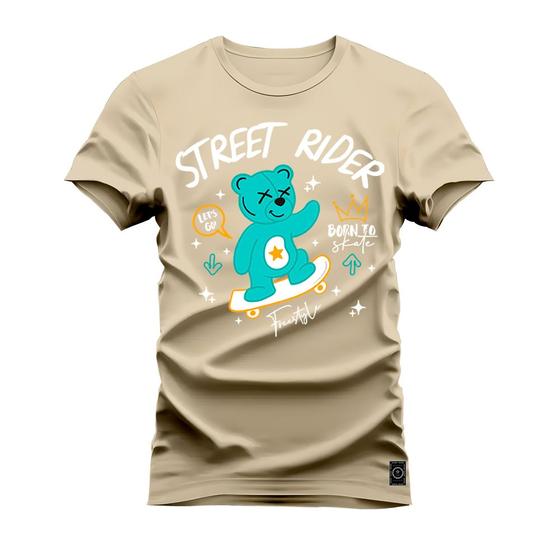 Imagem de Camiseta Stret Rider Urso Varias Cores Estampada Confortável