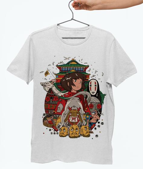 Imagem de Camiseta T-Shirt A viagem de Chihiro - Spirited Away (Camiseta de Anime)