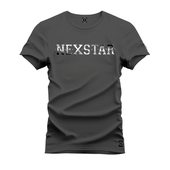 Imagem de Camiseta T-Shirt Algodão 100% Algodão Nexstar Silver