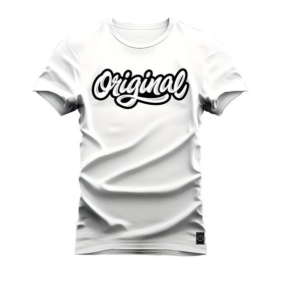 Imagem de Camiseta T-Shirt Algodão Premium Estampada Original Script