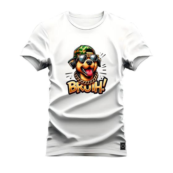 Imagem de Camiseta T-shirt Algodão Unissex Street Estampada Bruh Vibes